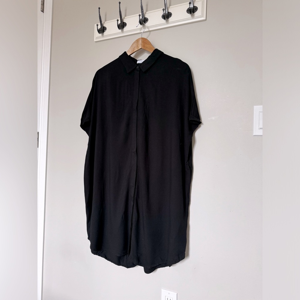 Oak + Fort button up tunic dress
